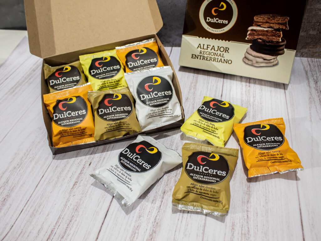 Caja de alfajores entrerrianos Dulceres